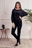 Велюровий спортивний костюм PHILIPP PLEIN жіночий чорний