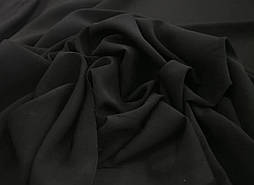 Тканина Шифон однотонний Чорний