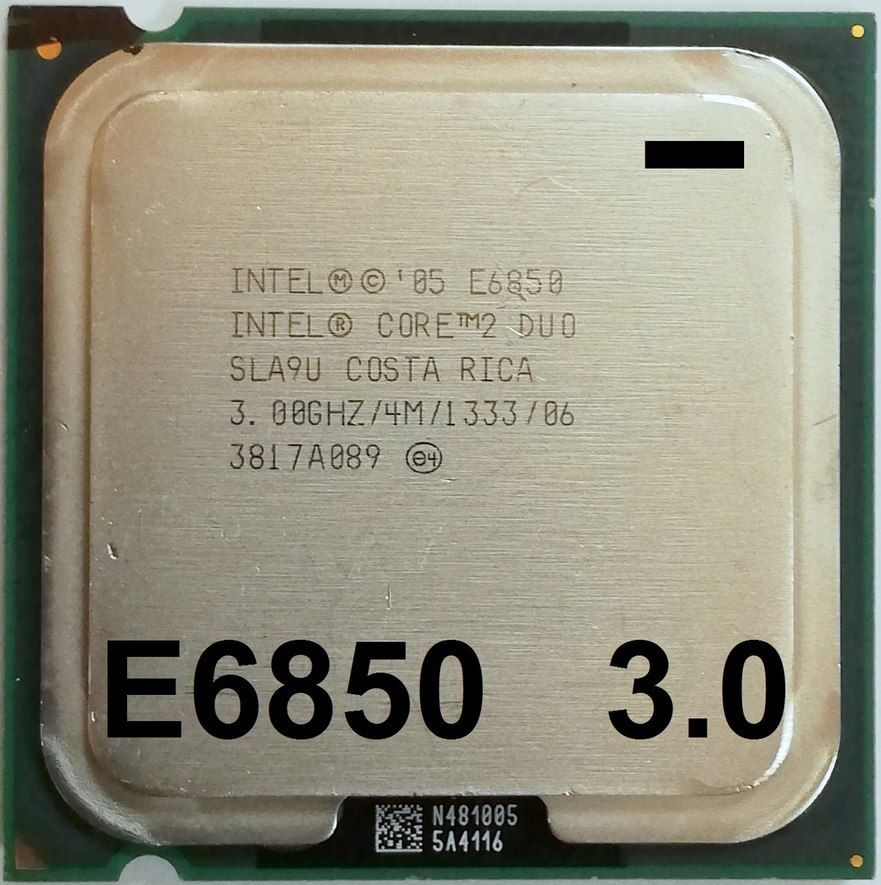 Процесор Intel Core 2 Duo E6850 G0 SLA9U 3.00 GHz 4M Cache 1333 MHz FSB Socket 775 Б/В МІНУС