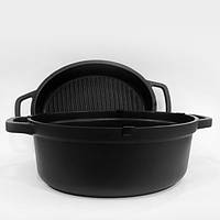 Каструля з кришкою-сковородою гриль 3.3 л MAESTRO MR-4126