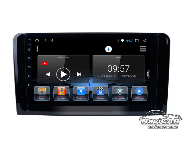 Штатна магнітола для Mercedes-Benz ML-Class W164 2005-2009 (ML350 ML300 ML450) на Android