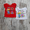 Оптом Дитяча футболка для дівчинки 1-3 роки, фото 2
