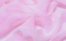 Тканина Шифон однотонний Блідо-рожевий