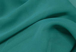 Тканина Шифон однотонний Бірюза Зелена