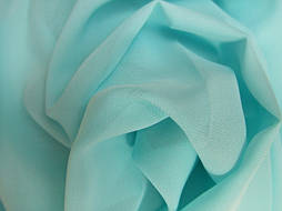 Тканина Шифон однотонний М'ята Блакитна