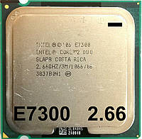 Процессор Intel Core 2 Duo E7300 M0 SLAPB 2.66GHz 3M Cache 1066 MHz FSB Socket 775 Б/У МИНУС