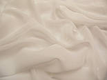 Тканина Шифон однотонний Молочний, фото 2