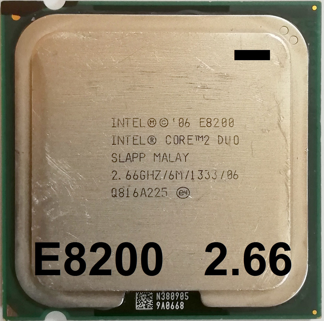 Процесор Intel Core 2 Duo E8200 SLAPP, SLAPH 2.66 GHz 6M Cache 1333 MHz FSB Socket 775 Б/В МІНУС