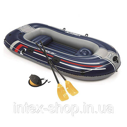 61068 BW Надувний човен Hydro-Force Raft Set 255х127 см з віслами та насосом, фото 1