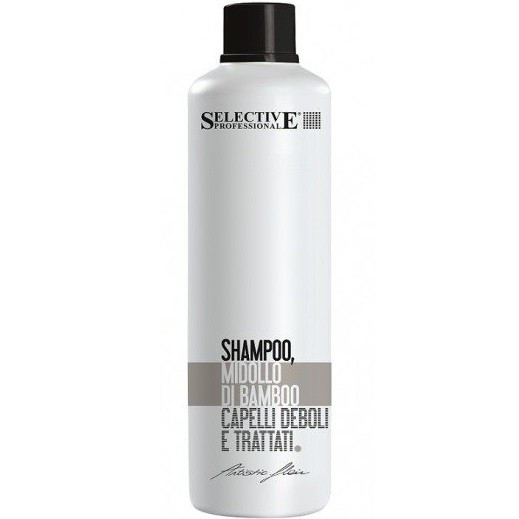Шампунь із витяжкою з бамбука для пошкодженого волосся Selective Artistic Flair Midollo Bambu Shampoo 1000 мл