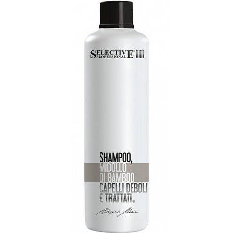 Шампунь із витяжкою з бамбука для пошкодженого волосся Selective Artistic Flair Midollo Bambu Shampoo 1000 мл, фото 1