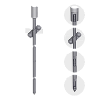 Комплект заземления D20 L3000 St/tZn