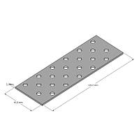 Пластина пряма перфорована 40х120х2,0 мм