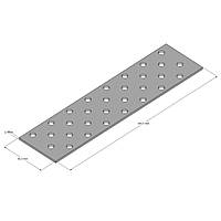 Пластина пряма перфорована 40х160х2,0 мм