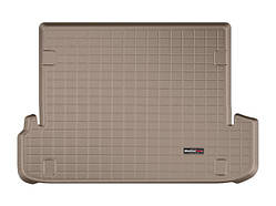 Килим гумовий WeatherTech Toyota LC150 2009-2018 в багажник бежевий (для 2-х зонного клімату) c 3-м рядом