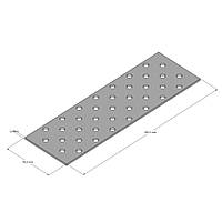 Пластина пряма перфорована 50х160х2,0 мм