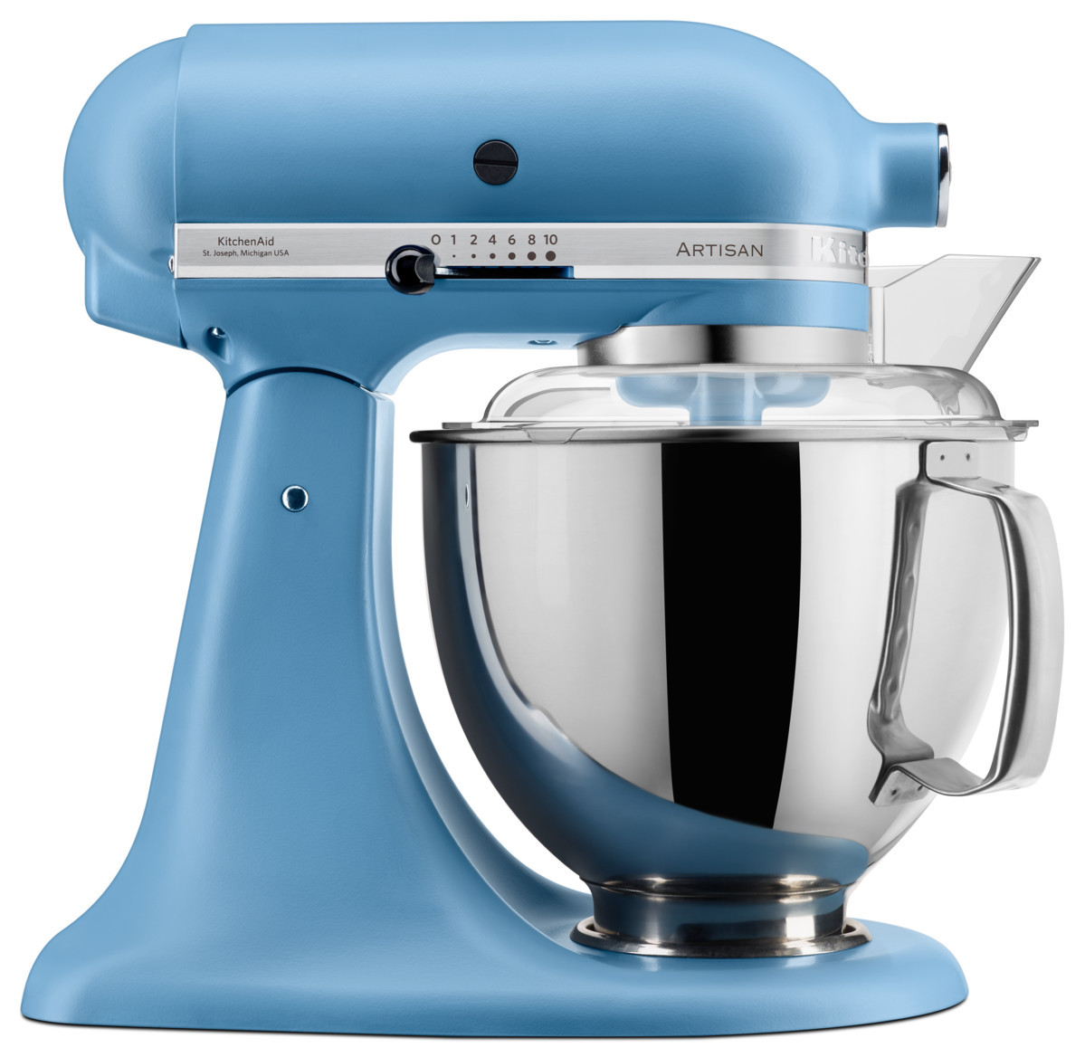 Планетарний міксер KitchenAid 5KSM175PSEVB ARTISAN, 4.83 л, блакитний вельвет