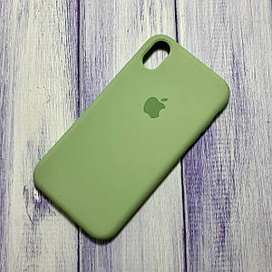 Чехол Silicone Case iPhone XR Mint