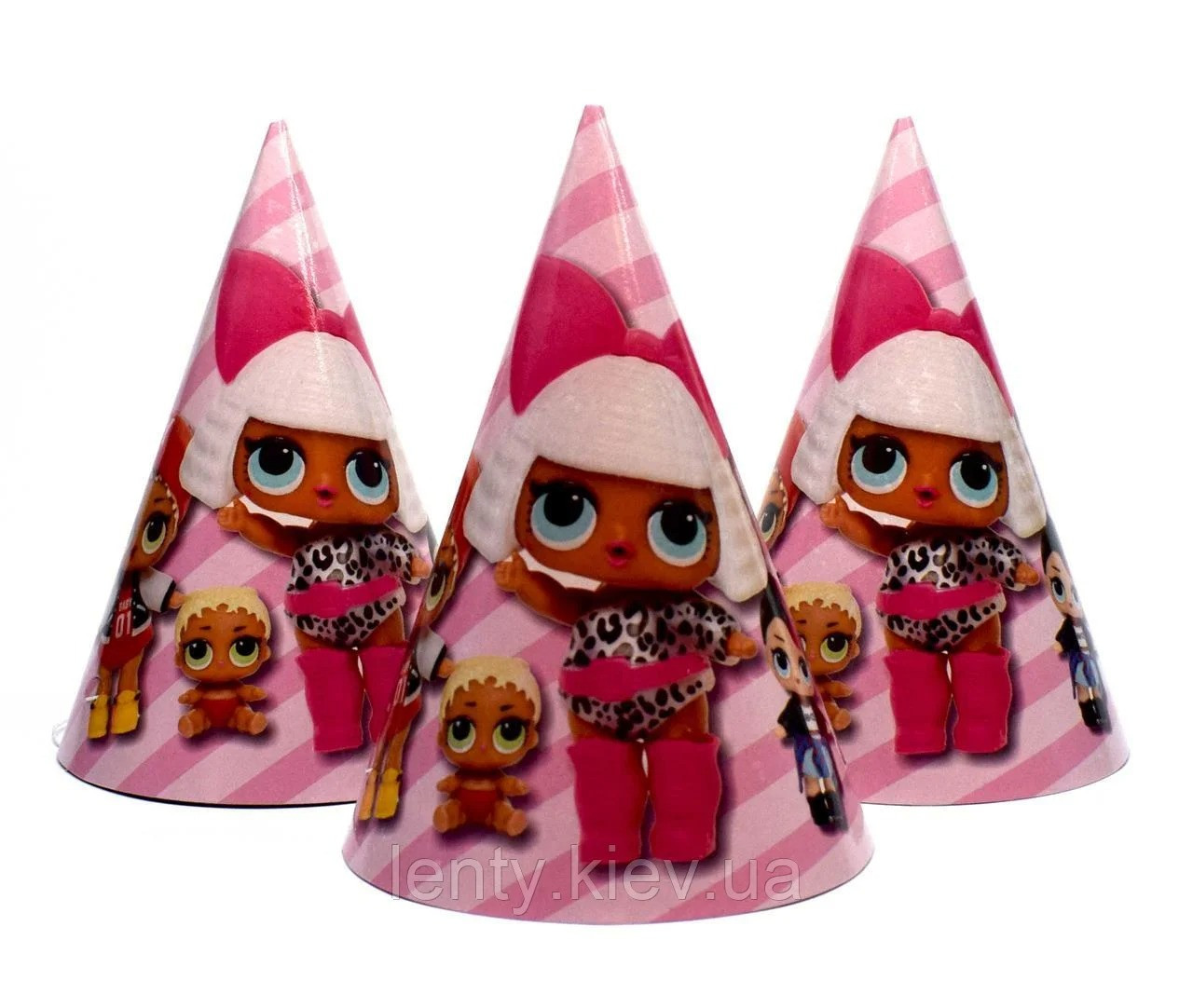 Ковпачки, Ляльки ЛОЛ/LOL, святкові карнавальні 16 см (1шт)-