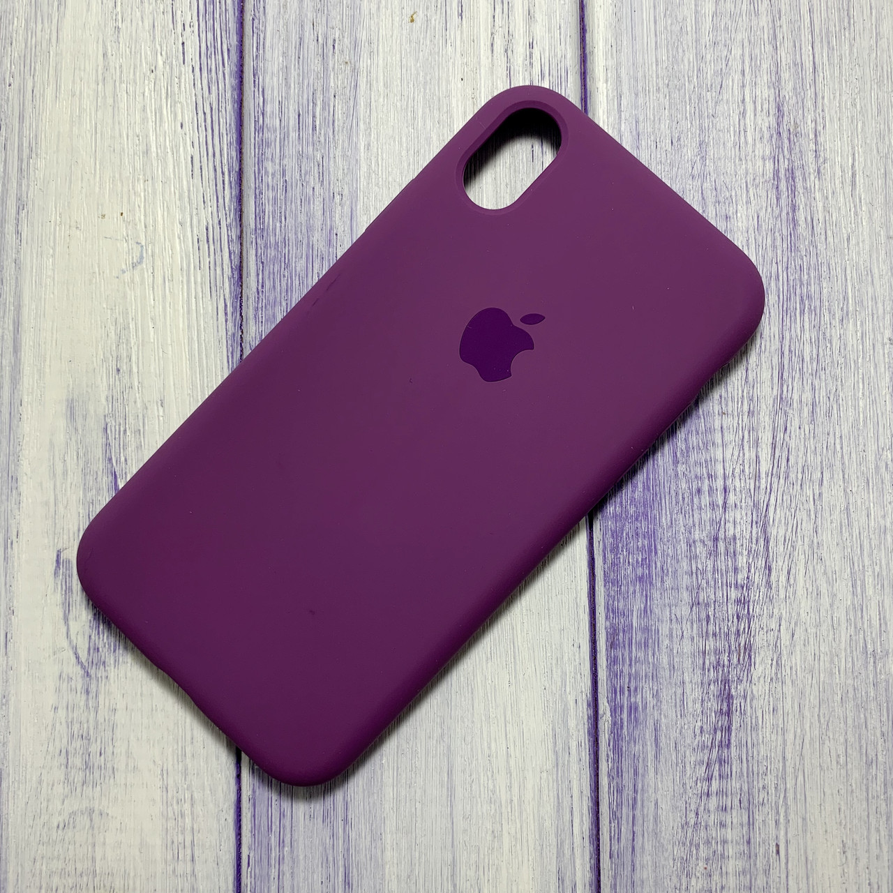 Чохол Silicone Case iPhone XR Purple Eggplant