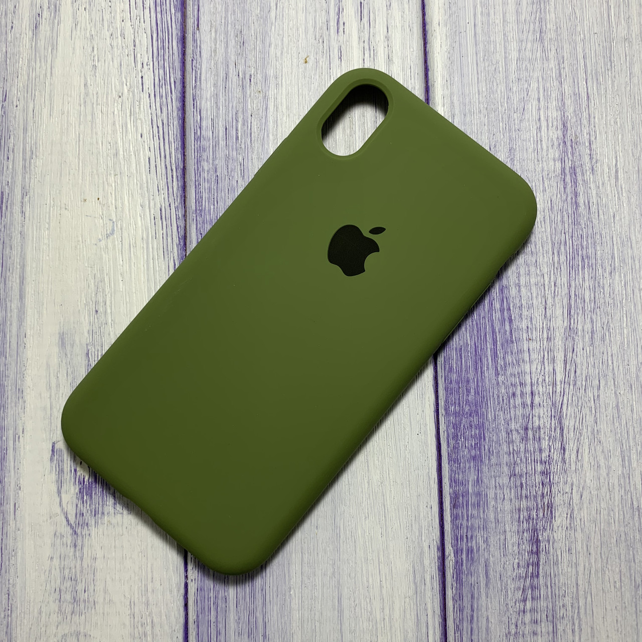 Чохол Silicone Case iPhone XR Olive Green