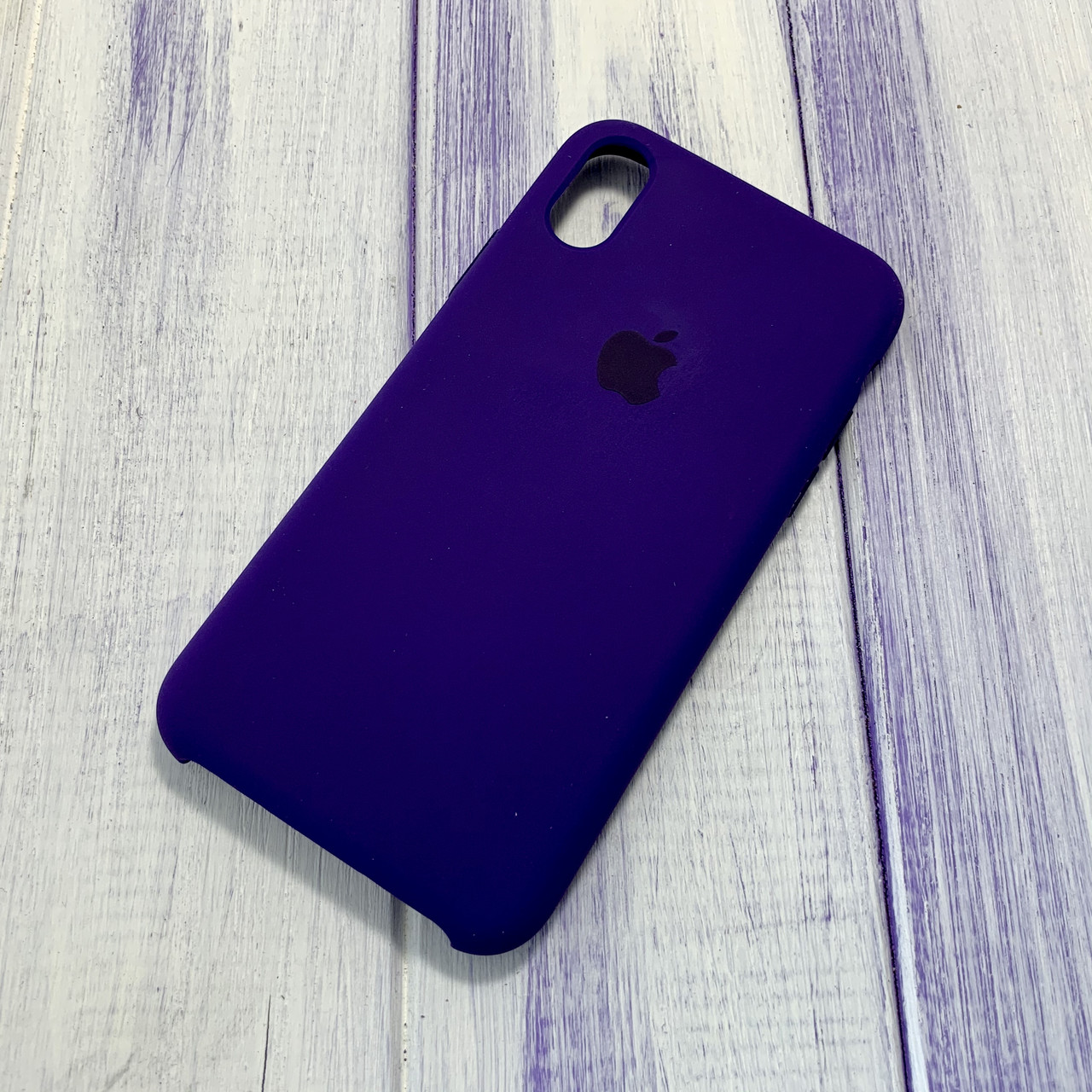 Чохол Silicone Case iPhone X/Xs Ultra Purple - фото 1 - id-p1187326349