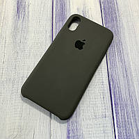 Чохол Silicone Case iPhone X/Xs Carbon Gray