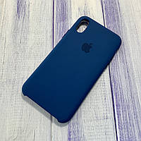Чохол Silicone Case iPhone X/Xs Navy Blue