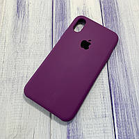 Чохол Silicone Case iPhone X/Xs Maroon