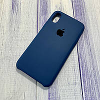 Чохол Silicone Case iPhone X/Xs Denim Blue
