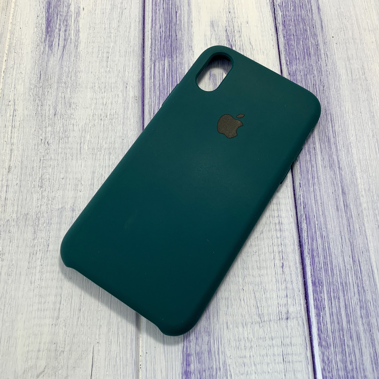 Чохол Silicone Case iPhone X/Xs Forest Green