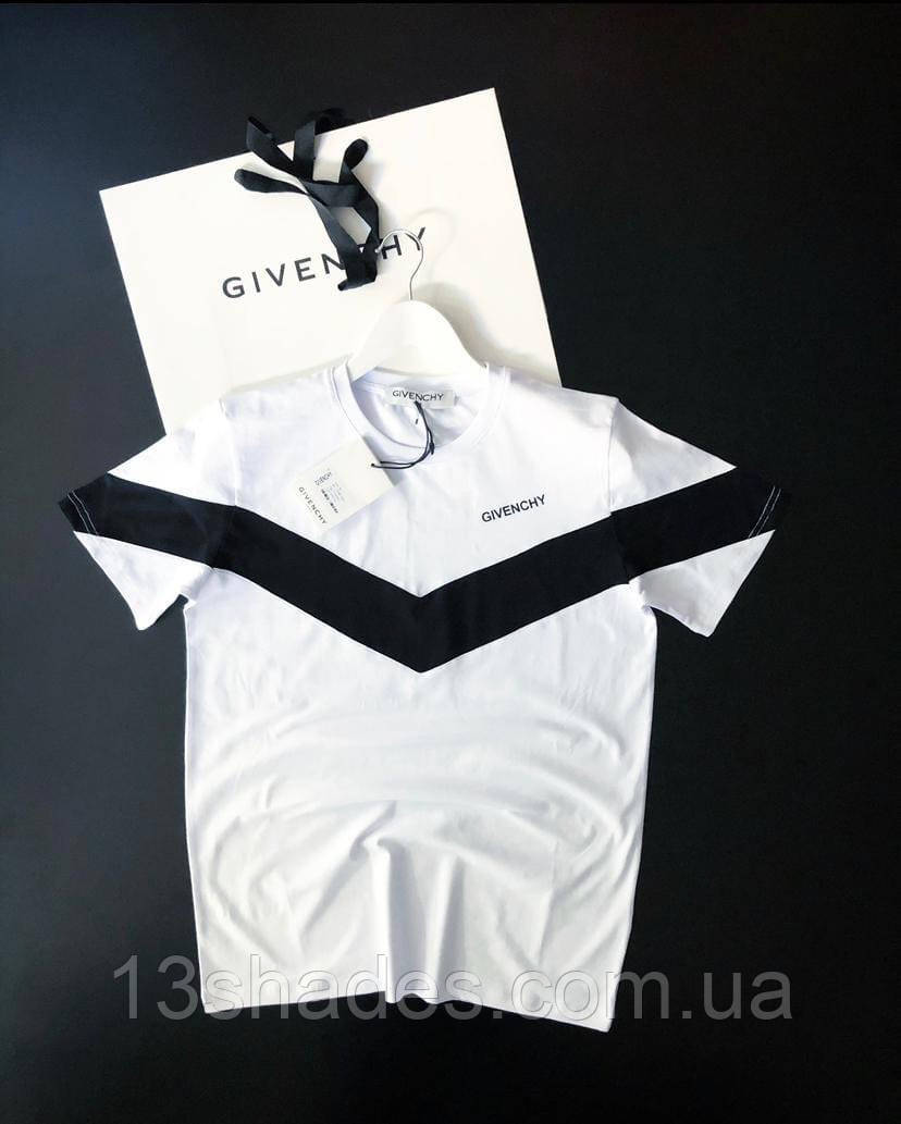 Футболка чоловіча givenchy унісекс біла бавовна Київ