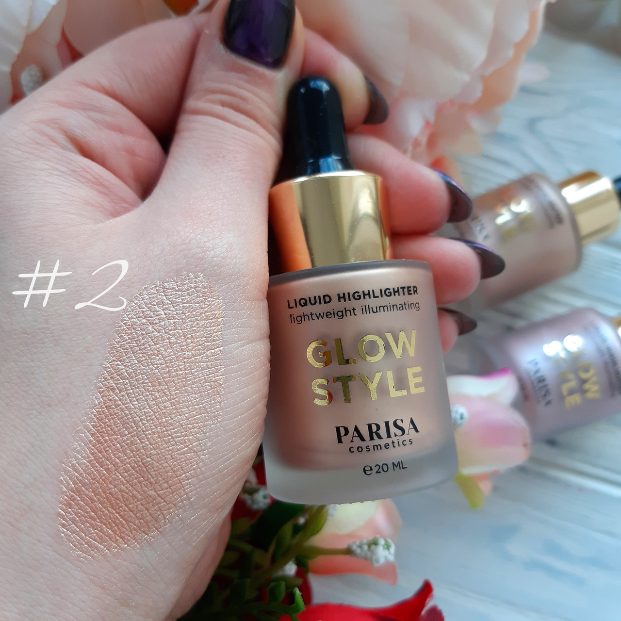 Хайлайтер для обличчя PARISA COSMETICS LIGHTWEIGHT ILLUMINATING рідкий