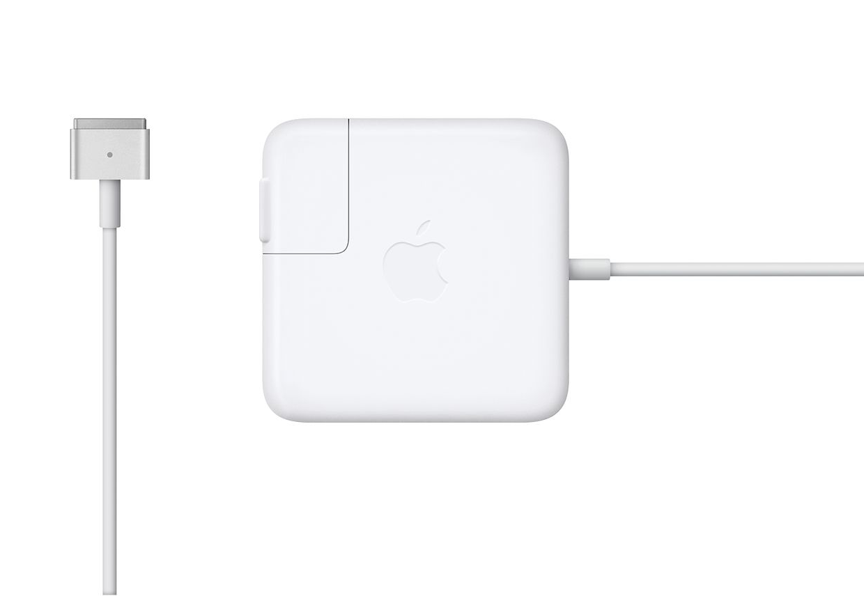 Аренда зарядного пристрою для Apple Macbook USB-C, MagSafe 2, 30 Вт, 45 Вт, 60 Вт, 85 Вт, 96 Вт MD506LL/A, A1932