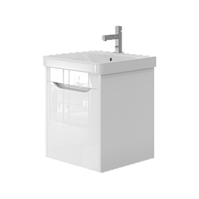 Тумба навісна з умивальником Luxury Ювента Livorno 50