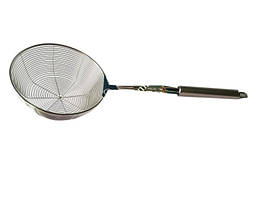 Друшляк нерж. довга ручка 41*15*7,5 cм сітчастий