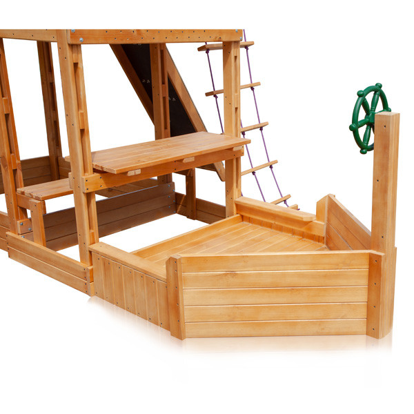 Детская площадка Капитан с зимней горкой Babyland-13