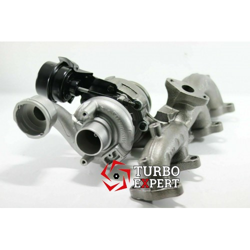 Турбіна Volkswagen Industriemotor 1.9 TD 102 HP, 54399700084, 54399880058, Euro 4, 2X0253019A, 2007+