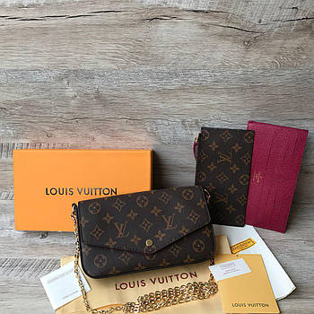 Жіноча маленька сумка клат Louis Vuitton