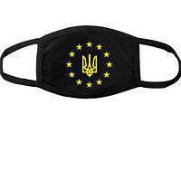 МАСКА З ГЕРБОМ УКРАЇНИ - ЄС