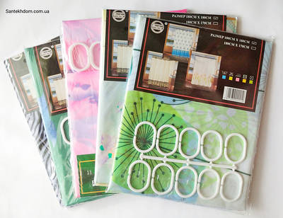 Штори на карниз для ванної кімнати