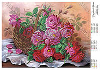 Схема для вишивки бісером МИКаА 161 Букет троянд