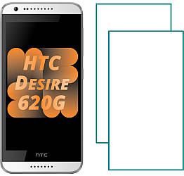 Комплект HTC Desire 620G Захисні Стекла (2 шт.) (НТС Дизаер 620 Джи)