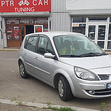 Дефлектори вікон (вітровики) Renault Scenic 2003-> 5D 4шт (HIC)