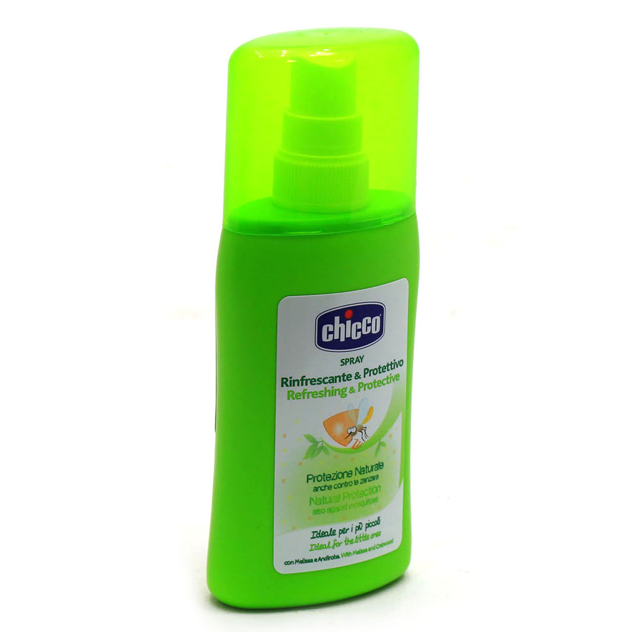 Спрей від комарів захисний освіжаючий ANTI-MOSQUITO Chicco, 100 МЛ (09566.00), фото 1