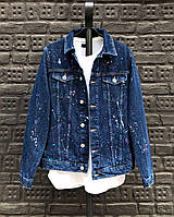Джинсова куртка джинсовка синій Київ