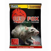 Родентицид Red Fox (Ред Фокс) зерновая приманка 100 г, Агрохимпак