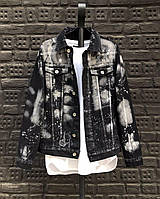 Джинсова куртка джинсовка варенка чорна Київ