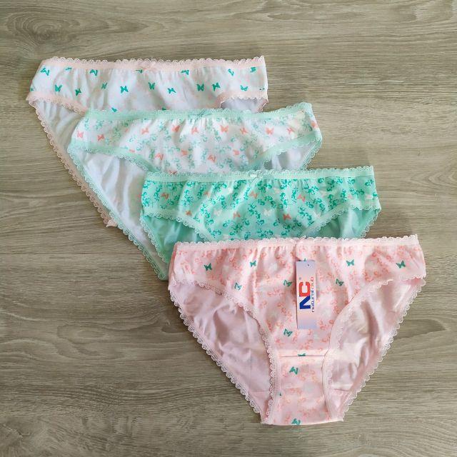 Труси жіночі бікіні гладка бавовна Метелики Польща, фото 1