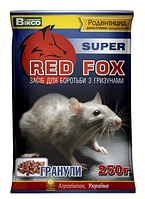 Родентицид Red Fox (Ред Фокс) гранулы 250 г, Агрохимпак